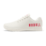 Classic White NOBULL Outwork Shoes Lateral Angle.
