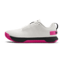 Classic White Pink Glo Outwork Flex Shoe Side Angle.