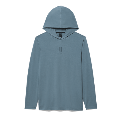 Men's Storm Cloud Adapt Hoodie Flat Lay Angle.