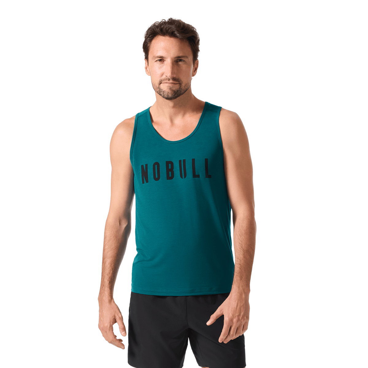Men's Gulf Coast NOBULL Tank Front Waist Up Angle.
