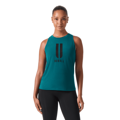 Women's Gulf Coast U NOBULL High-Neck Tank Front Waist Up Angle.