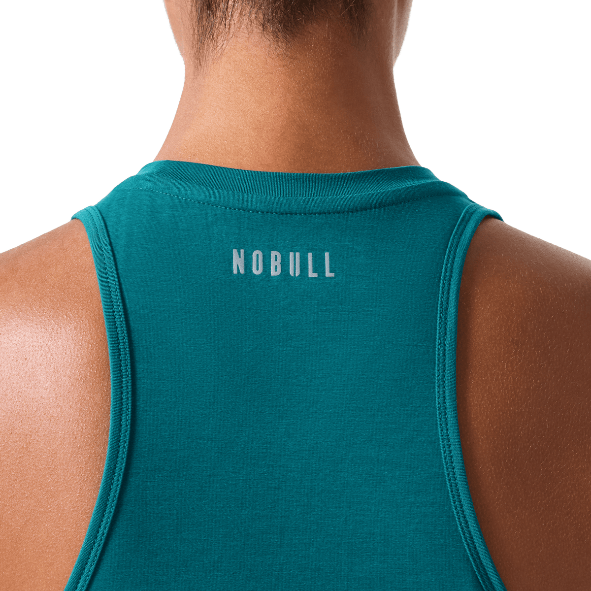 Women's Gulf Coast U NOBULL High-Neck Tank Back Detail Angle.