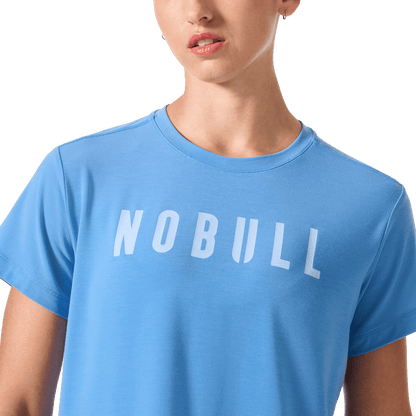Women's Pacific Coast NOBULL Boxy Tee Front Detail Angle.