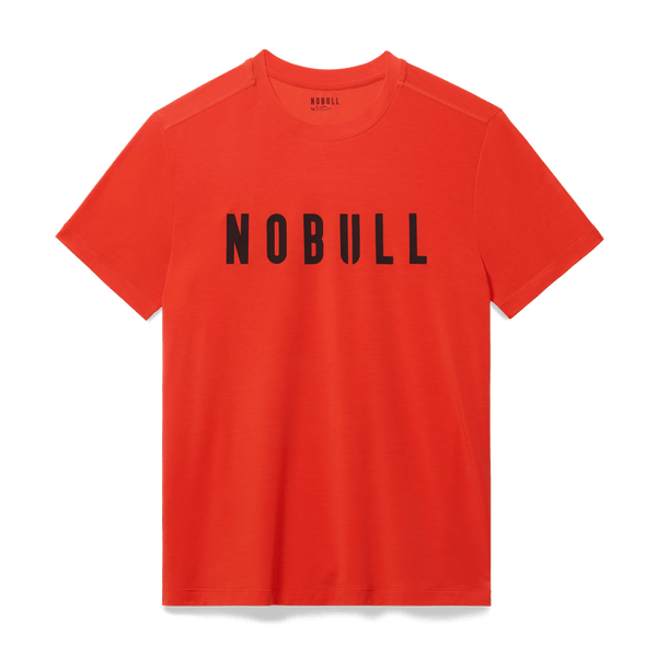Men's Cayenne NOBULL Tee Flat Lay Angle.