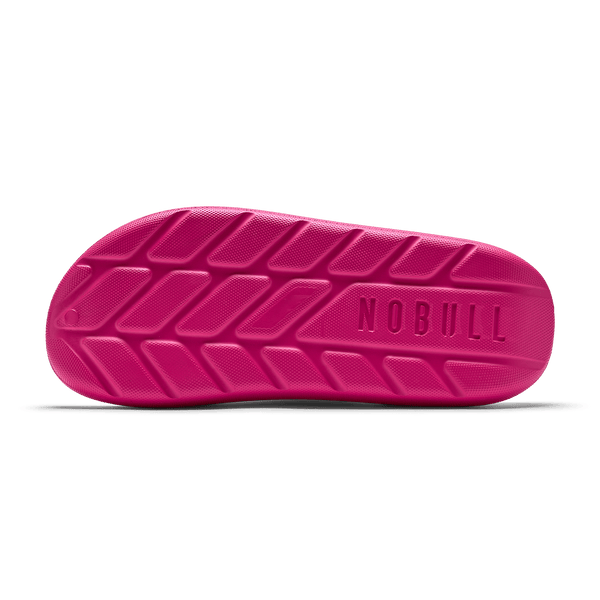 Women's Signal Pink Recharge Slide Bottom Angle.