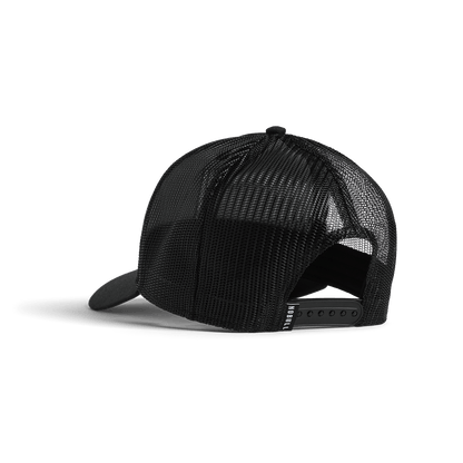 Black NOBULL Trucker Hat Back Angle.