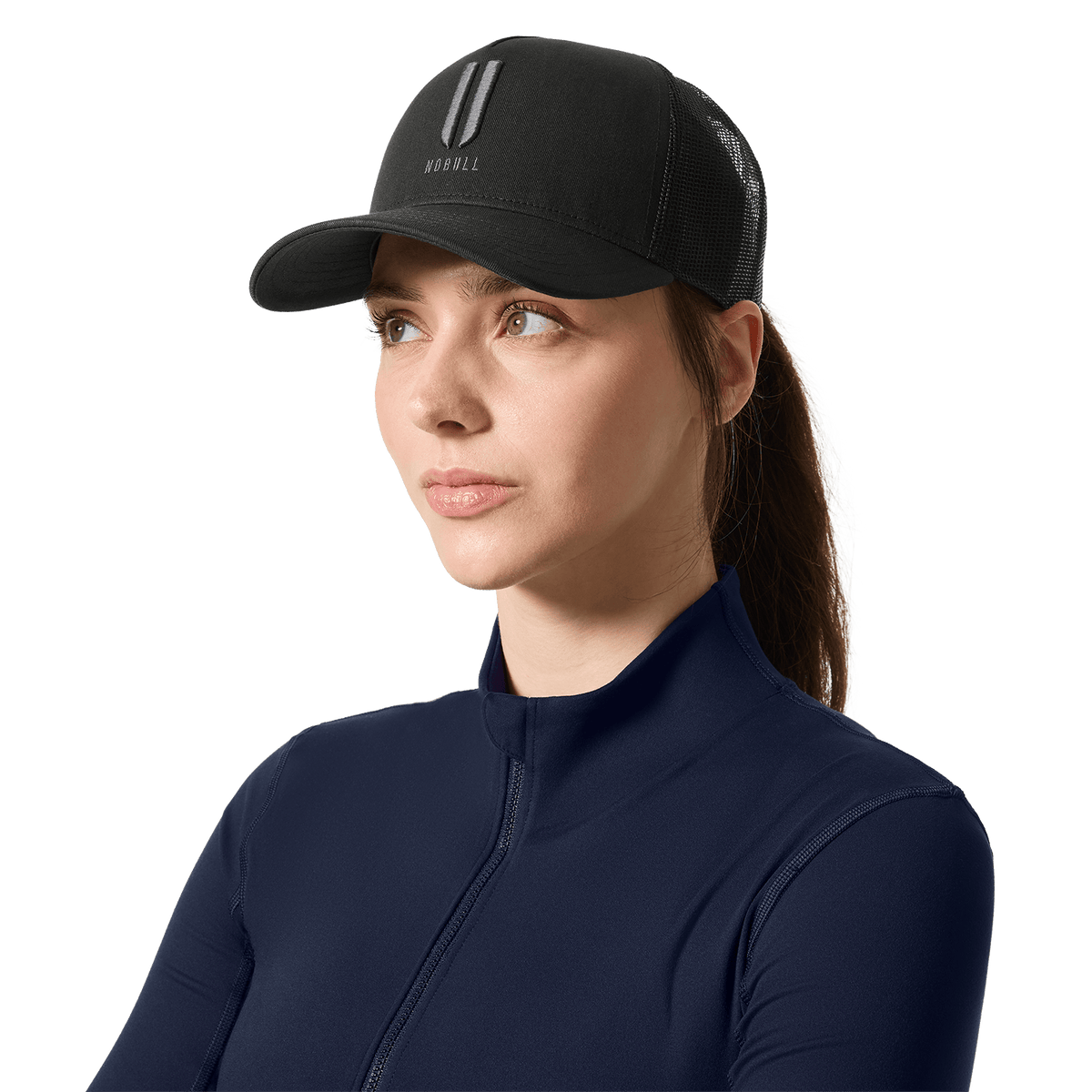 NOBULL U Trucker Hat Women's On Body