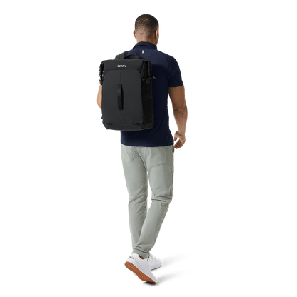 NOBULL Black Backpack On Body Angle.