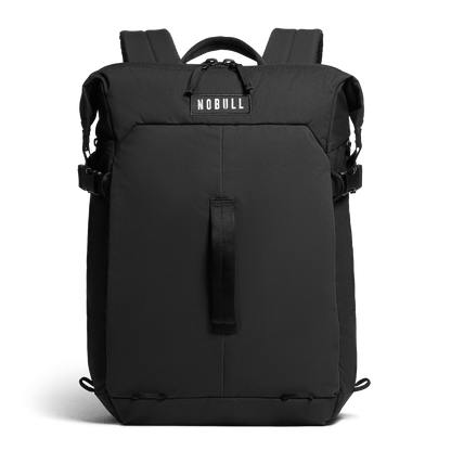 NOBULL Black Backpack Front Angle.
