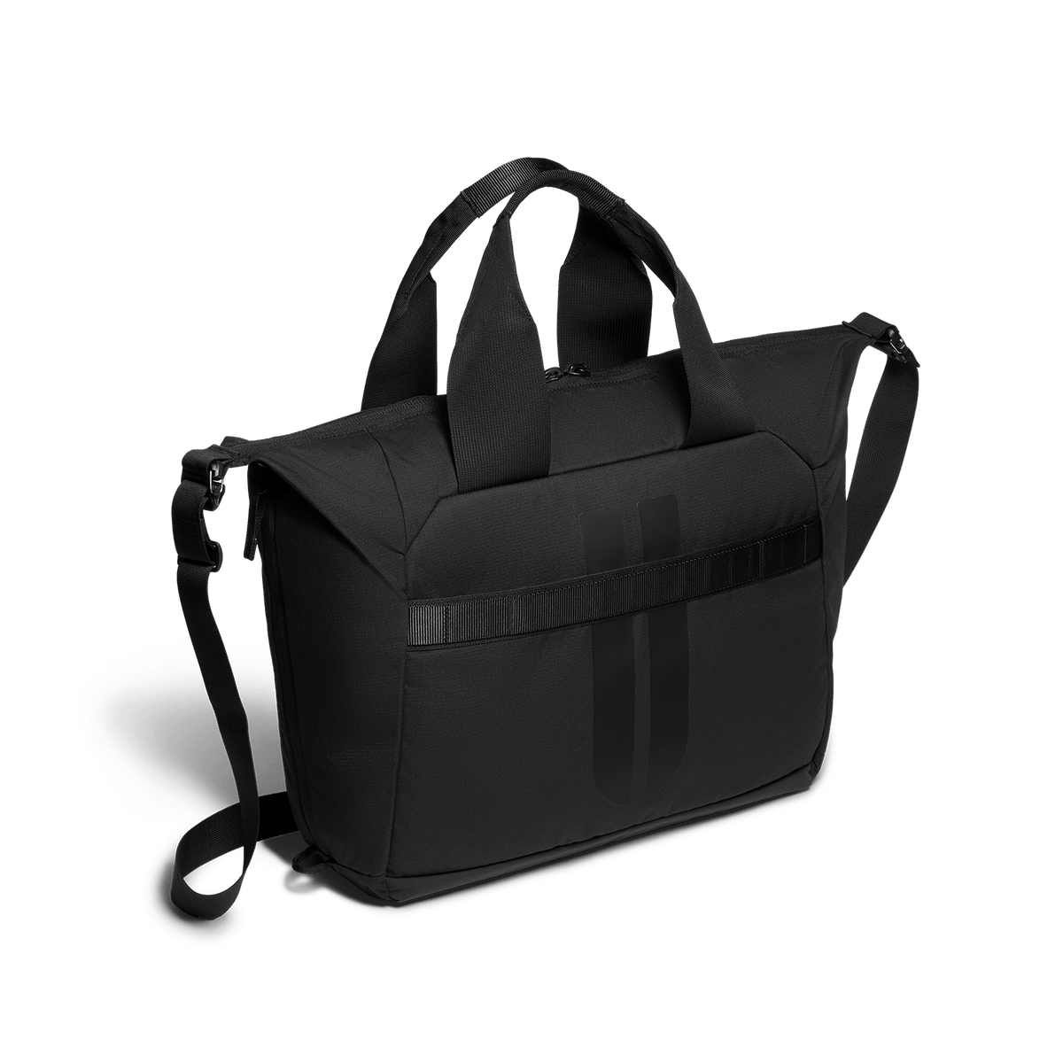 NOBULL Black Carryall Tote Back Angle.