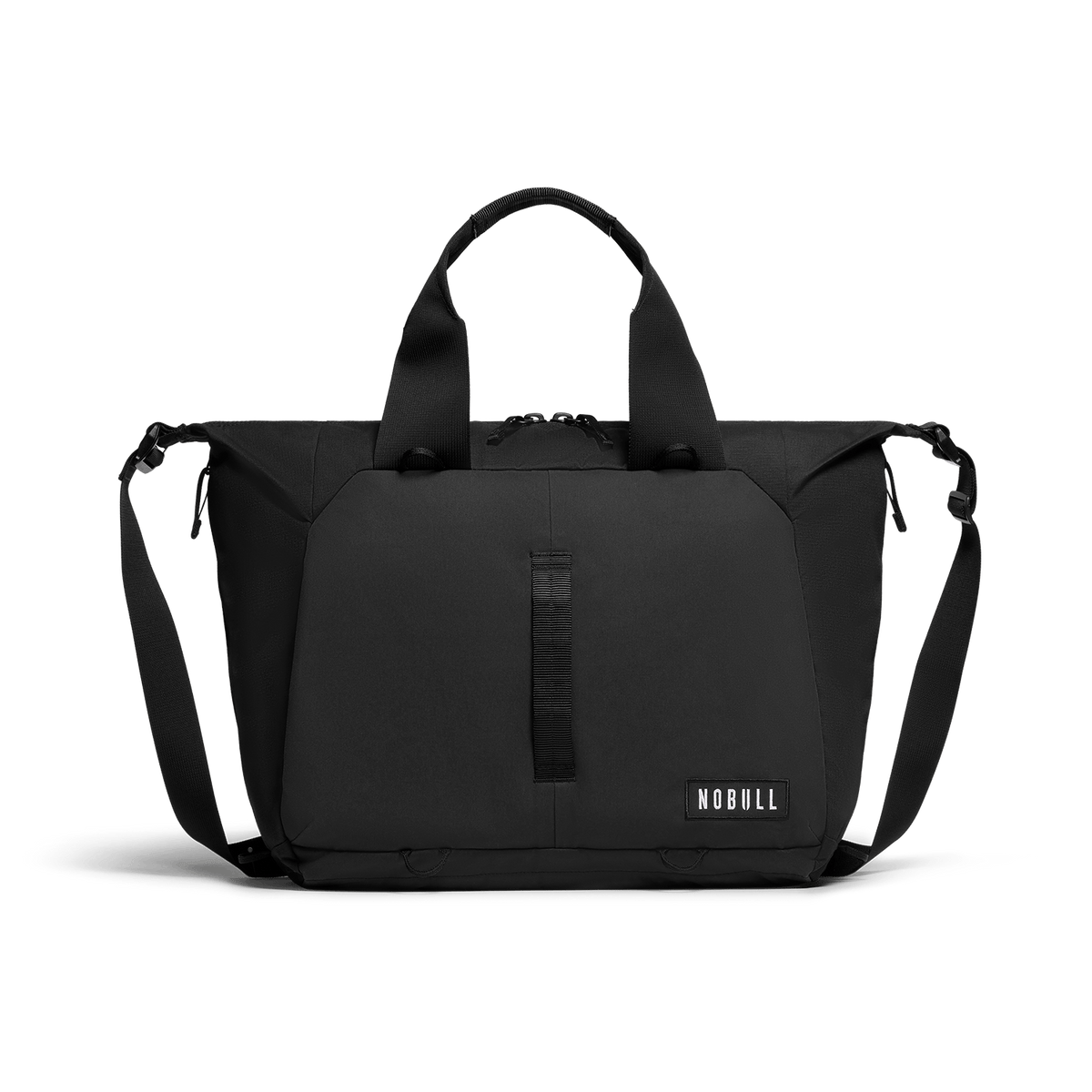 NOBULL Black Carryall Tote Front Angle.