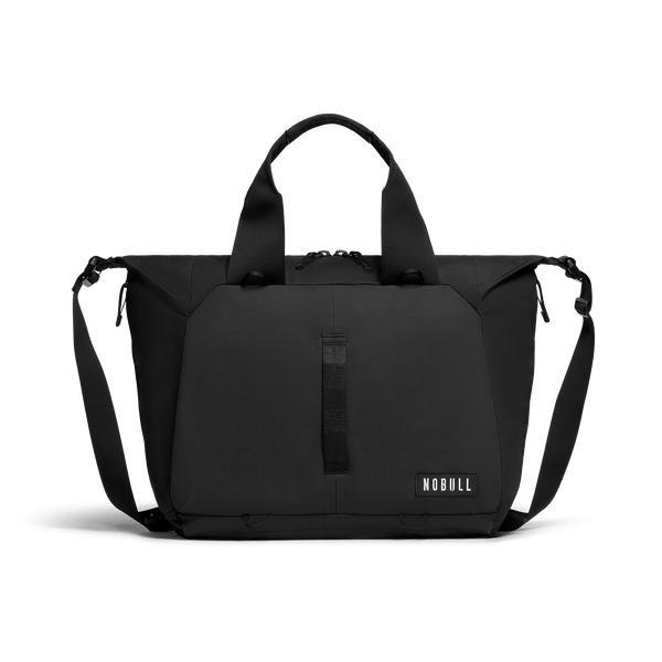 NOBULL Black Carryall Tote Front Angle.
