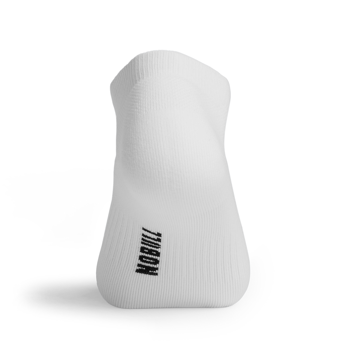 White Low Performance Sock Back Silhouette Angle.