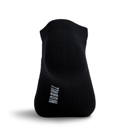 Black Low Performance Sock Back Silhouette Angle.