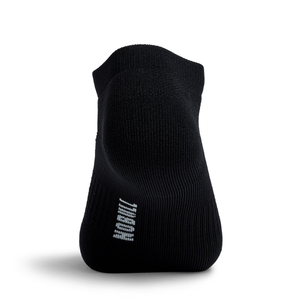 Black Low Performance Sock Back Silhouette Angle.