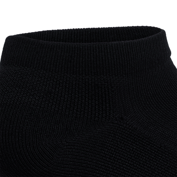 Black Low Performance Sock Detail Angle.