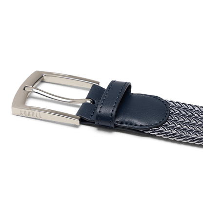 Made to Move Navy Belt Buckle Angle.