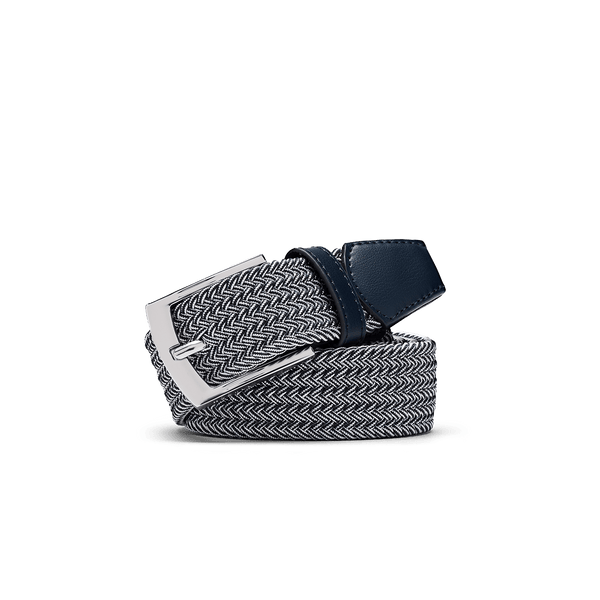 Made to Move Navy Belt Front Angle.