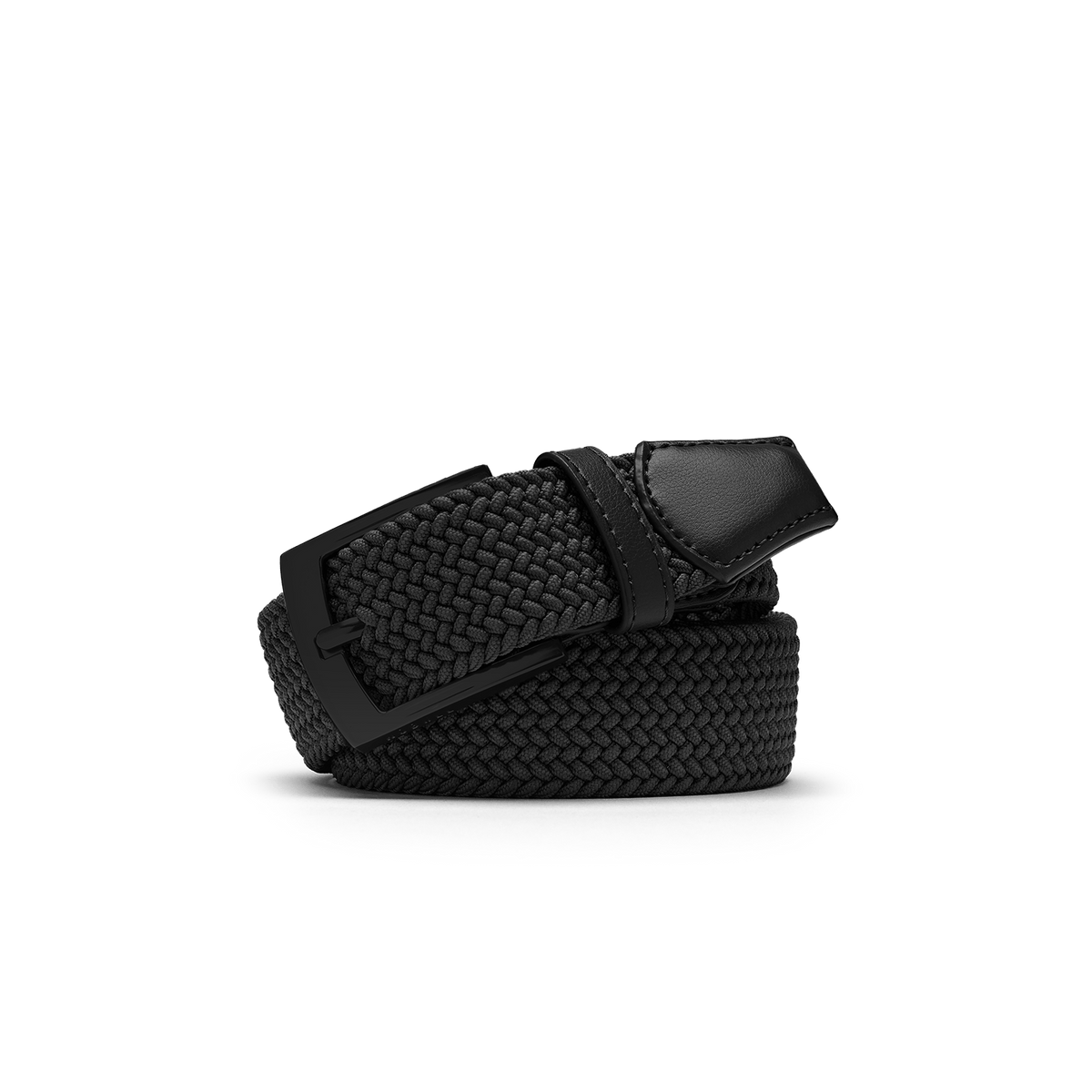 Made to Move Belt Black Rolled Up Angle.