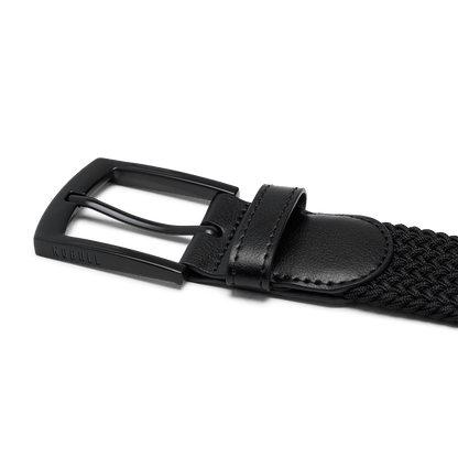 Made to Move Belt Black Buckle Angle.