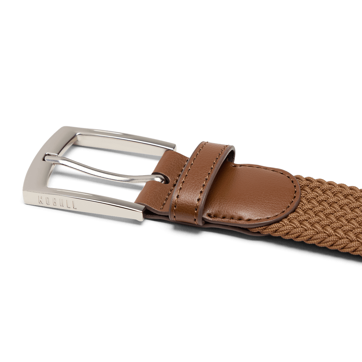 Made to Move Belt Brown Buckle Angle.