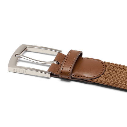 Made to Move Belt Brown Buckle Angle.