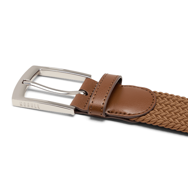 Made to Move Belt Brown Buckle Angle.