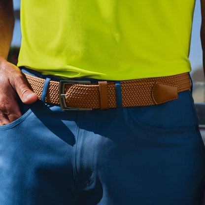 Made to Move Belt Brown On Body Angle.