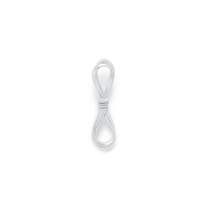 White No Tie Elastic Laces