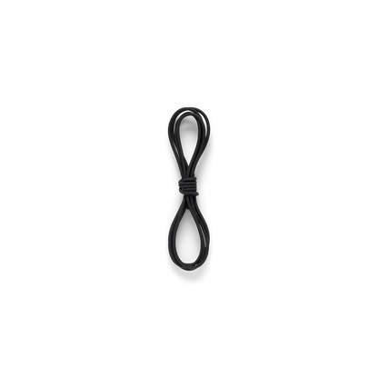 No Tie Black Elastic Laces