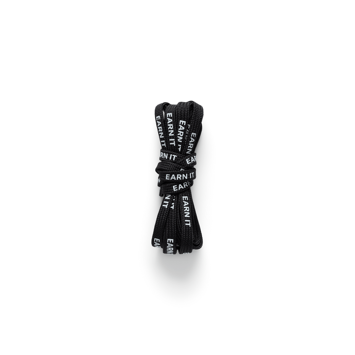 Black Earn It Repeat Laces