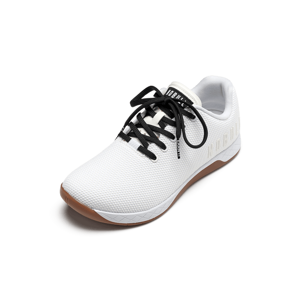 Black Earn It Repeat Low Top Laces on White Gum Outwork