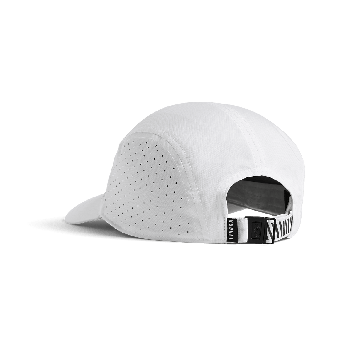White NOBULL Performance Hat Back Angle.