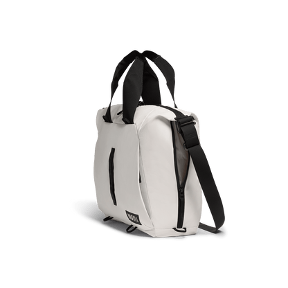 NOBULL White Carryall Tote Side Angle.
