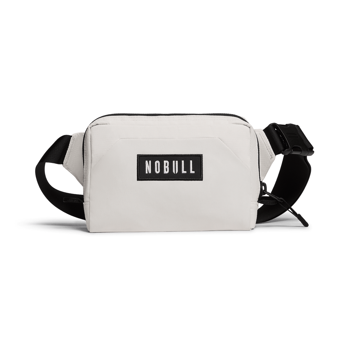 NOBULL White Crossbody Bag Front Angle.