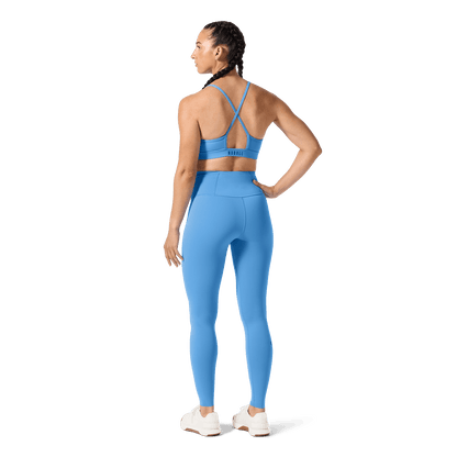 Drive Light Blue Thin Strap Bra Back Full Body Angle.