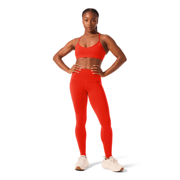 Women's Cayenne Drive Thin Strap Bra Front Full Body Angle.