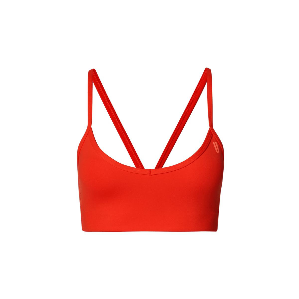 Women's Cayenne Drive Thin Strap Bra Front Silhouette Angle.