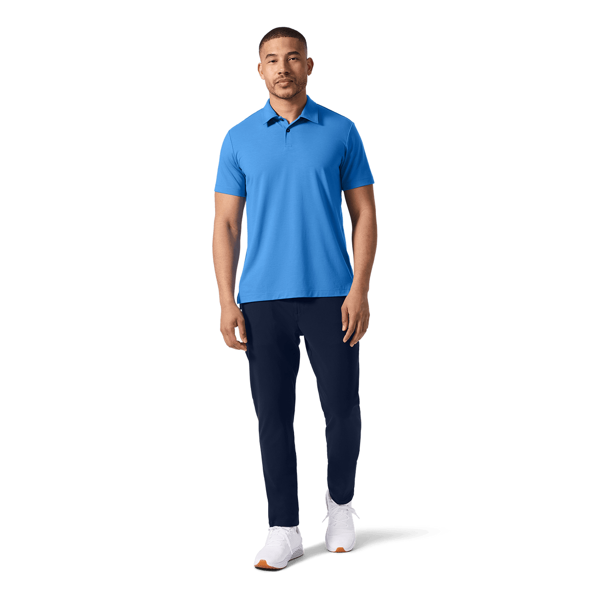 Men's Pacific Coast Adapt Polo Front Full Body Angle.