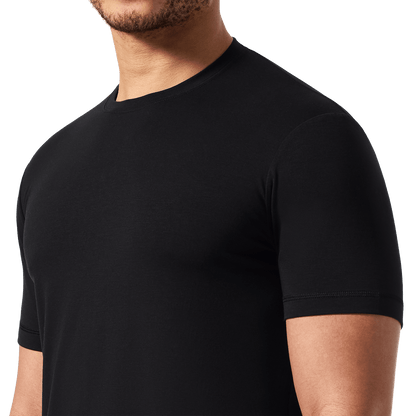 Black Public Rec Adapt Tee Detail Angle.