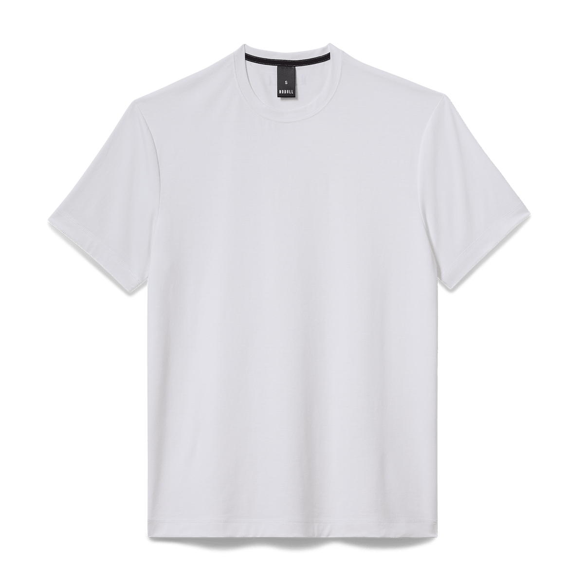 White Men's Public Rec Adapt Tee Flat Lay Angle.