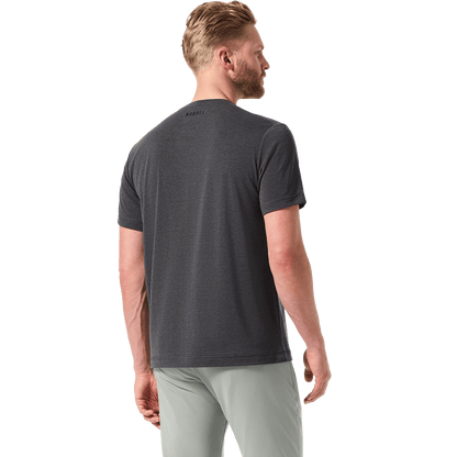 Charcoal Heather Men's Public Rec Back On Body Angle.