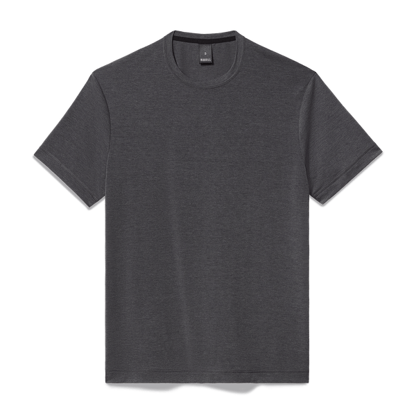 Charcoal Heather Men's Public Rec Flat Lay Angle.