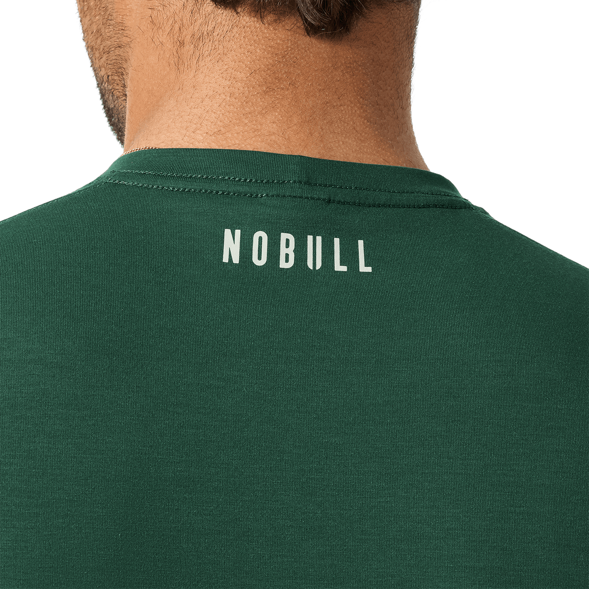 Men's Pineneedle NOBULL x Public Rec Adapt Tee Back Detail Angle.