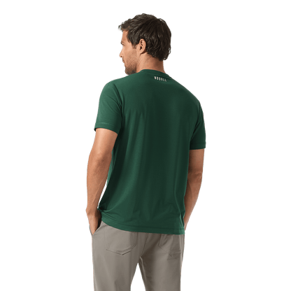 Men's Pineneedle NOBULL x Public Rec Adapt Tee Back Waist Up Angle.