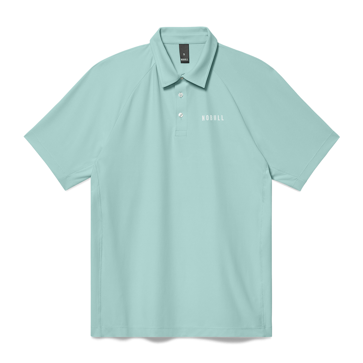 Men's Blue Haze All Fore It Polo Flat Lay Angle.