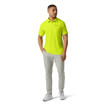 Men's Zest All Fore It Polo Front Full Body Angle