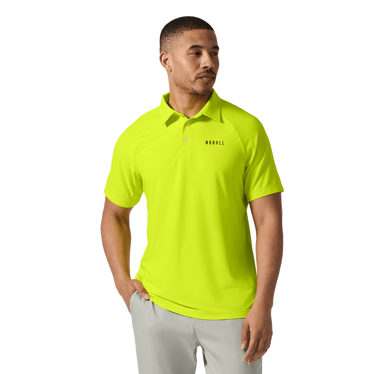 Men's Zest All Fore It Polo Front Upper Body Angle