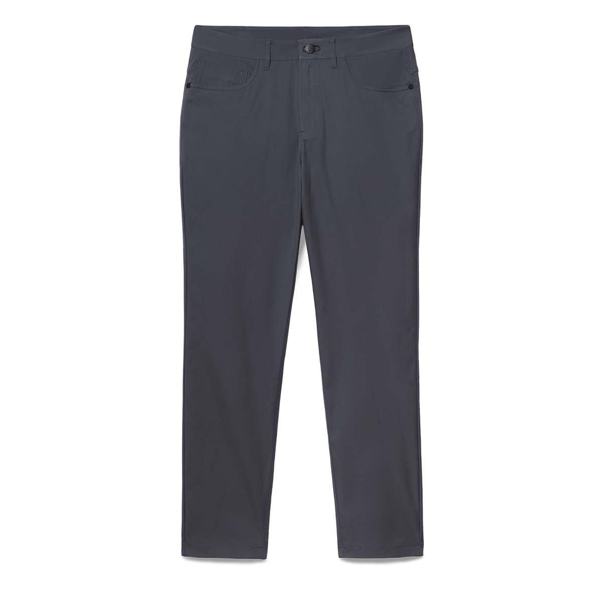 Slate Public Rec Men's Dealmaker 5-Pocket Pant Flat Lay Angle.