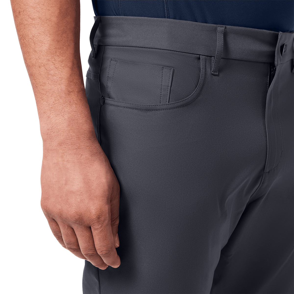 Slate Public Rec Men's Dealmaker 5-Pocket Pant Pocket Detail Angle.